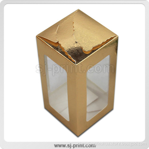 Excellent PVC Transparent Decorative Window Paper Display Box